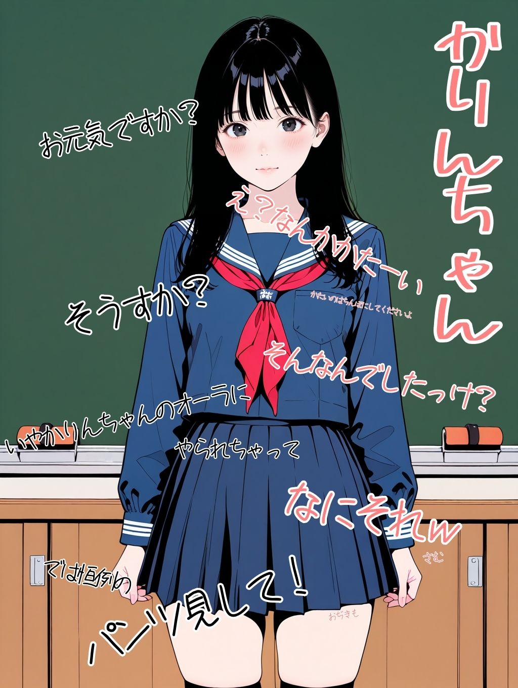 2年xx組教室であれやこれややられっちゃう制服女子たち サンプル1ページ目