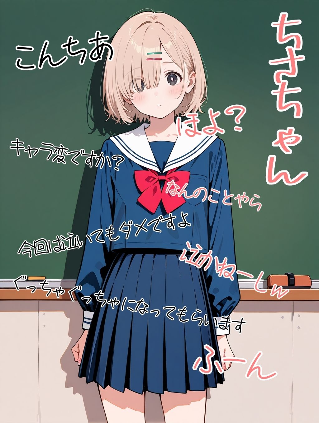 2年xx組教室であれやこれややられっちゃう制服女子たち サンプル7ページ目