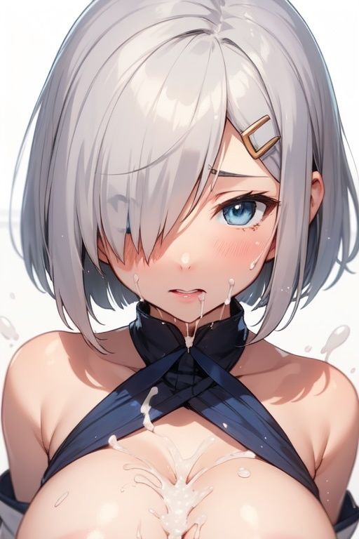 虹かけ誌  艦隊〇れくしょん  イラスト集24 浜風    乳風と呼ばないで（無理） サンプル6ページ目