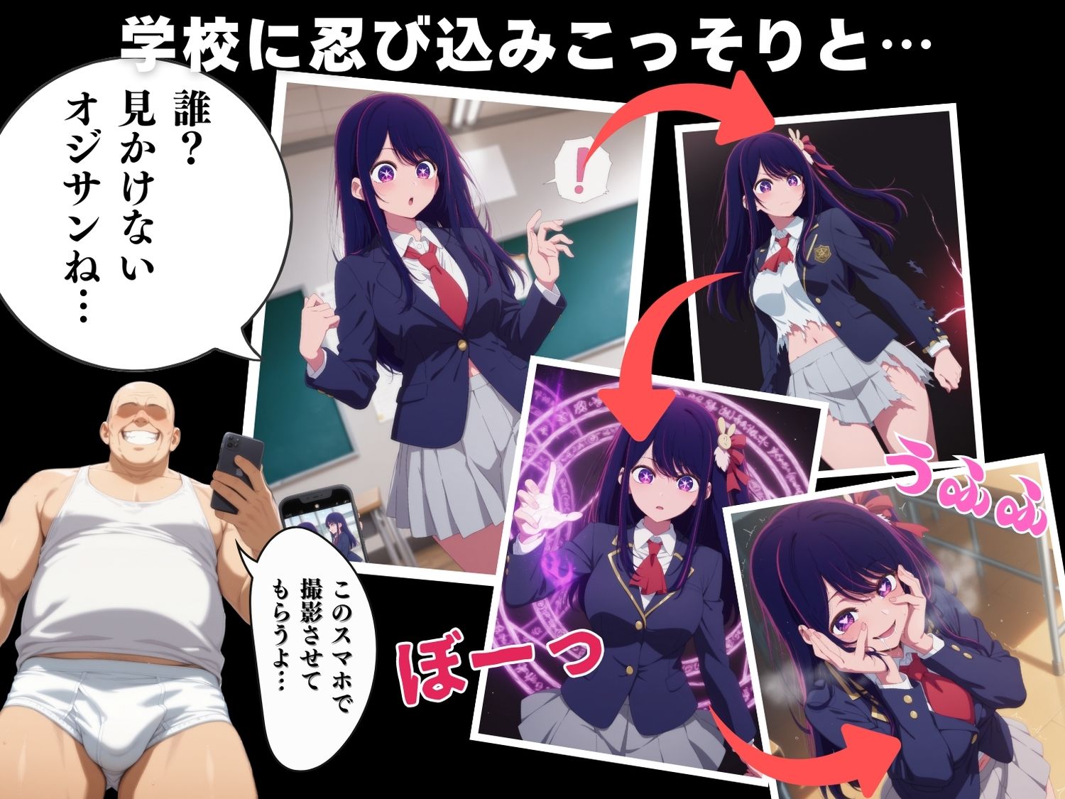 【催●・寝取られ・妊娠】推し●子  星● アイ サンプル2ページ目