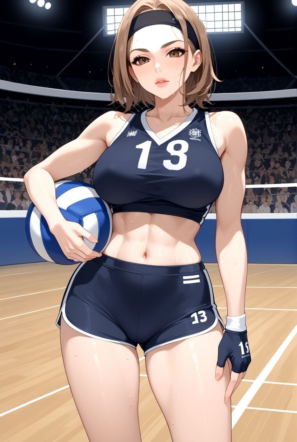 熟女バレーチームの着衣誘惑―見せつけられた熟艶肢体― サンプル1ページ目