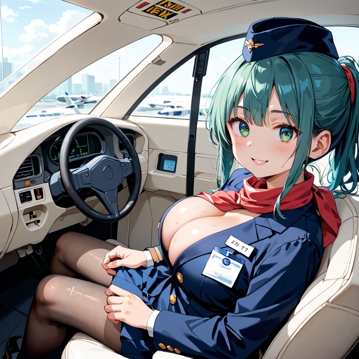 魅惑の機内サービス！HなCAさんとイくまでロングフライト！？vol.16 サンプル2ページ目