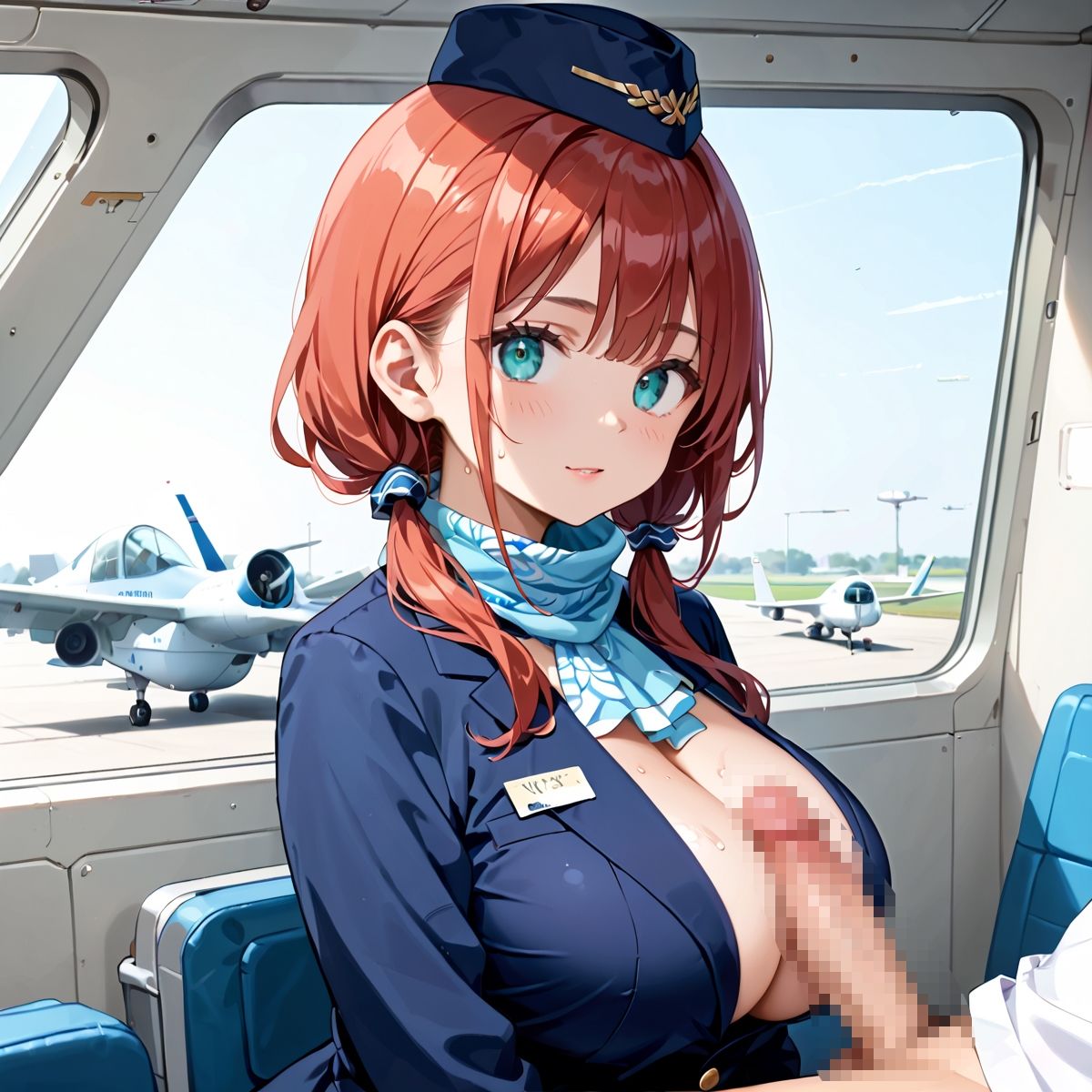 魅惑の機内サービス！HなCAさんとイくまでロングフライト！？vol.17 サンプル3ページ目