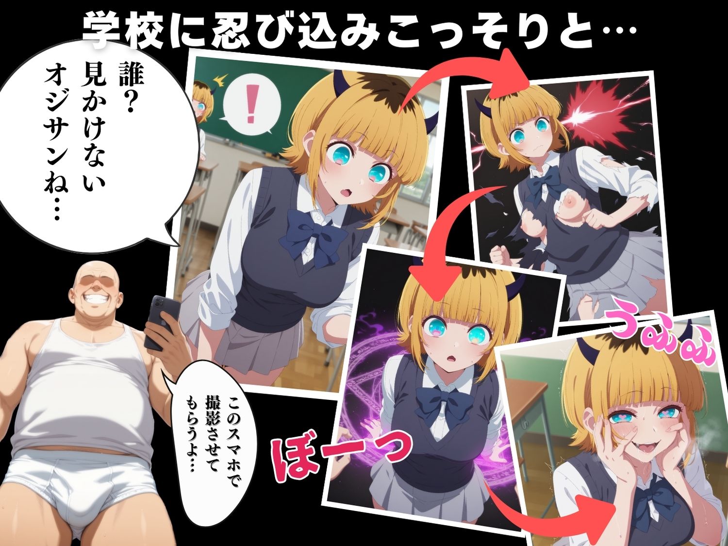 【催●・寝取られ・妊娠】推し●子  M●Mちょ サンプル2ページ目