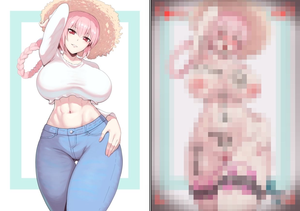 ムキムキサーヴァントが私服モデルでエロ顔を晒すCG集 サンプル3ページ目