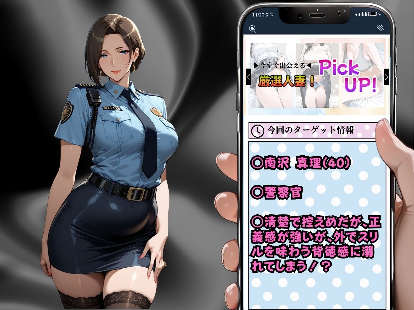 肉感人妻種付け〜人妻警察官もデカちん堕ち淫乱パトロール24時〜 サンプル2ページ目