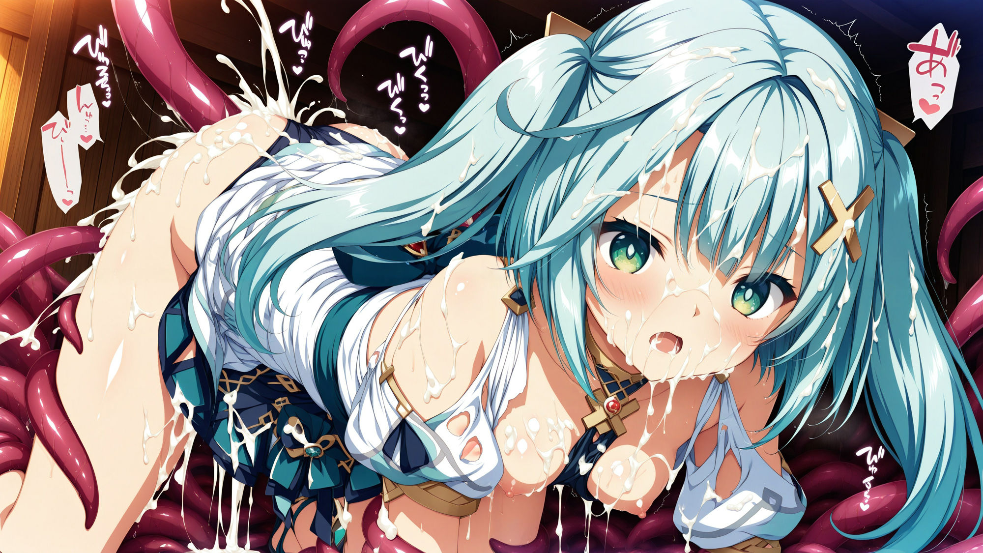 触手に囚われた少女達 〜原神編〜 Vol.3 サンプル4ページ目