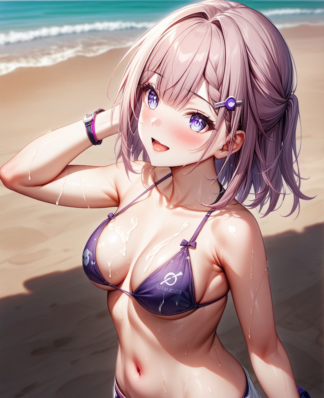 美少女羞恥 白濁デコレ・ア〇ター（崩壊スターレイル） サンプル9ページ目
