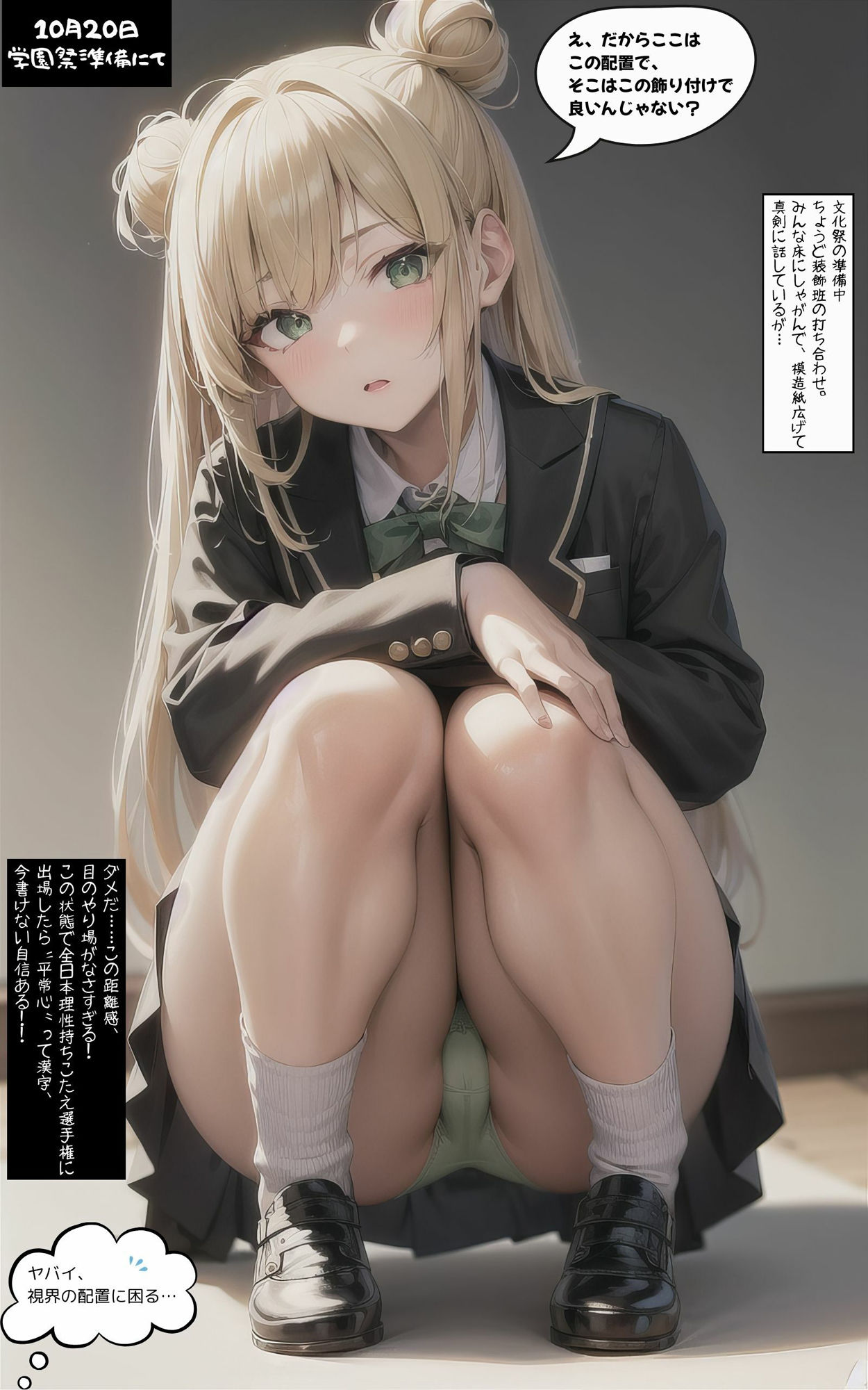日常パンちら絵日記 VOL.1 サンプル4ページ目