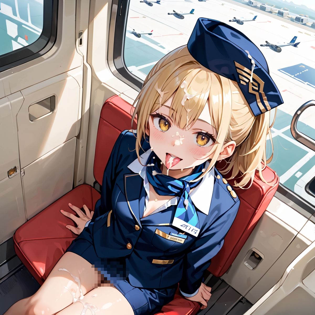 魅惑の機内サービス！HなCAさんとイくまでロングフライト！？vol.18 サンプル5ページ目