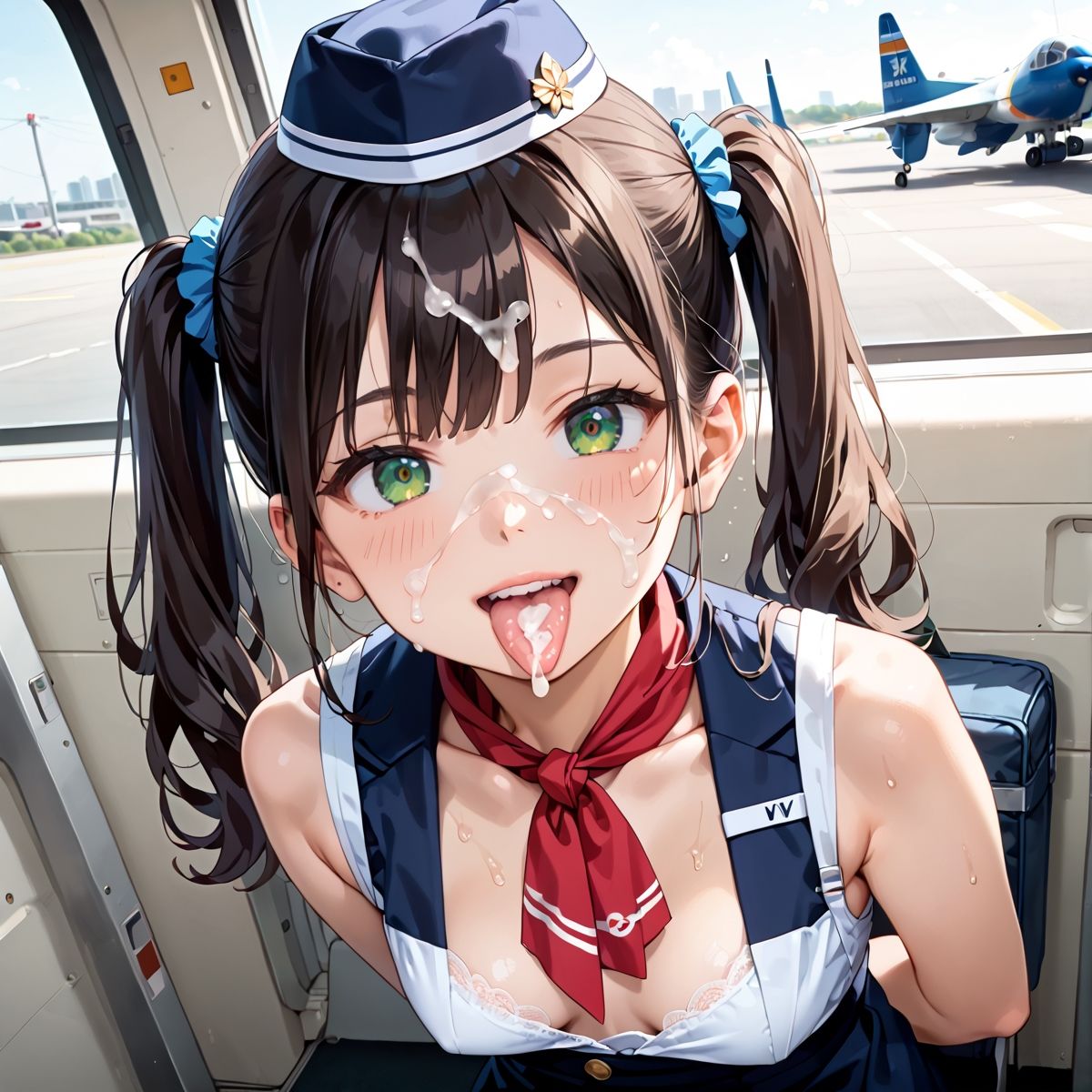 魅惑の機内サービス！HなCAさんとイくまでロングフライト！？vol.19 サンプル2ページ目