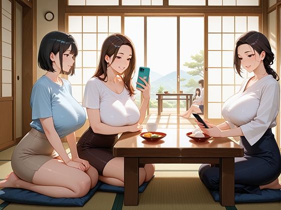若妻だらけの町内会は誘惑だらけ！ドスケベ若妻がハメを外し過ぎてまさかのハーレム大乱交！ サンプル3ページ目