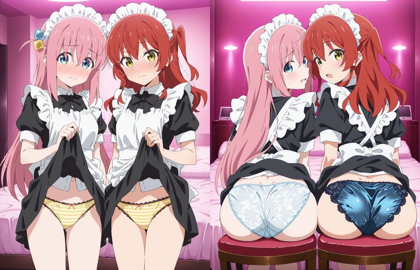 ガールズバンドのパンツ サンプル2ページ目