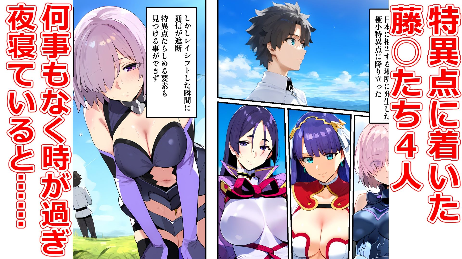 エロNTRゲームの世界でサーヴァント全員NTR サンプル1ページ目