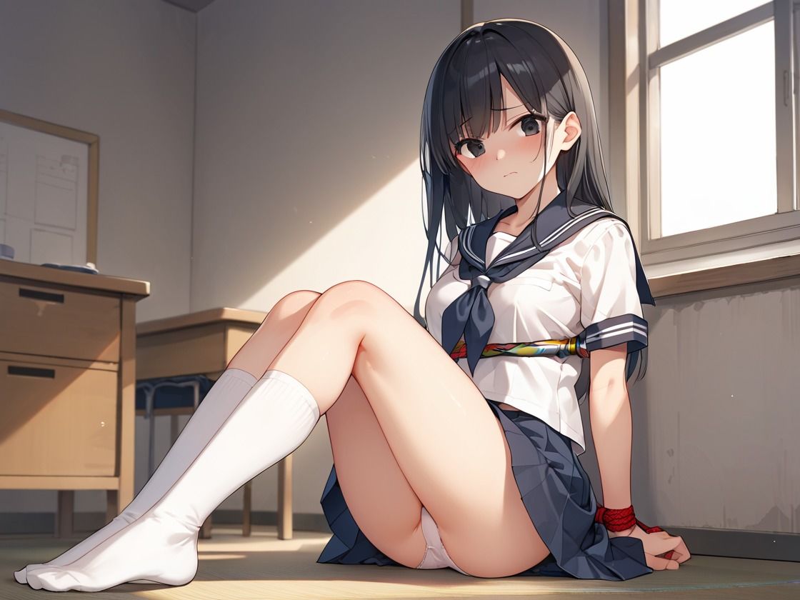 女子校生を拘束して性指導 サンプル1ページ目