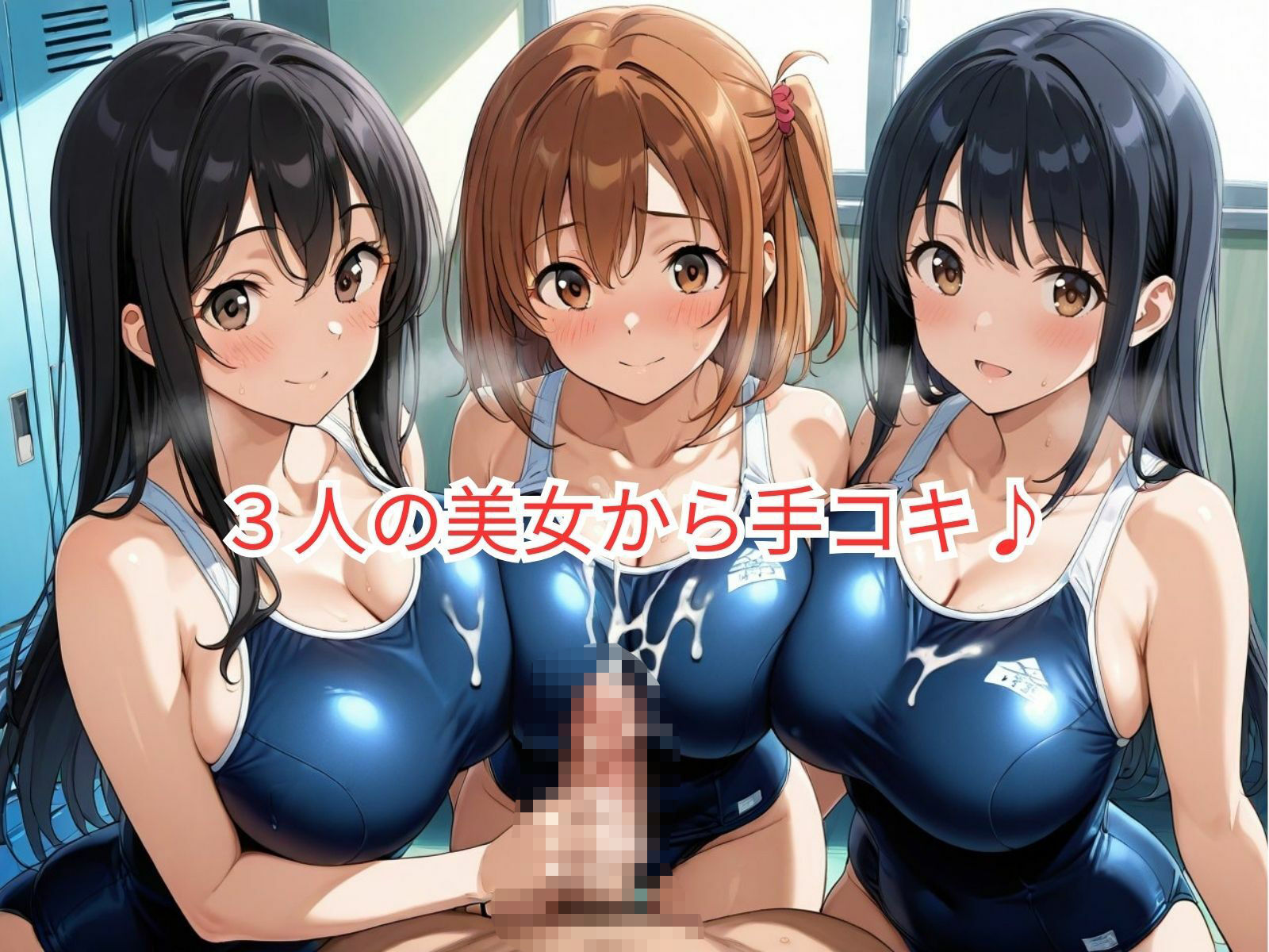 学園ハーレム性活〜スク水女子編〜 サンプル3ページ目