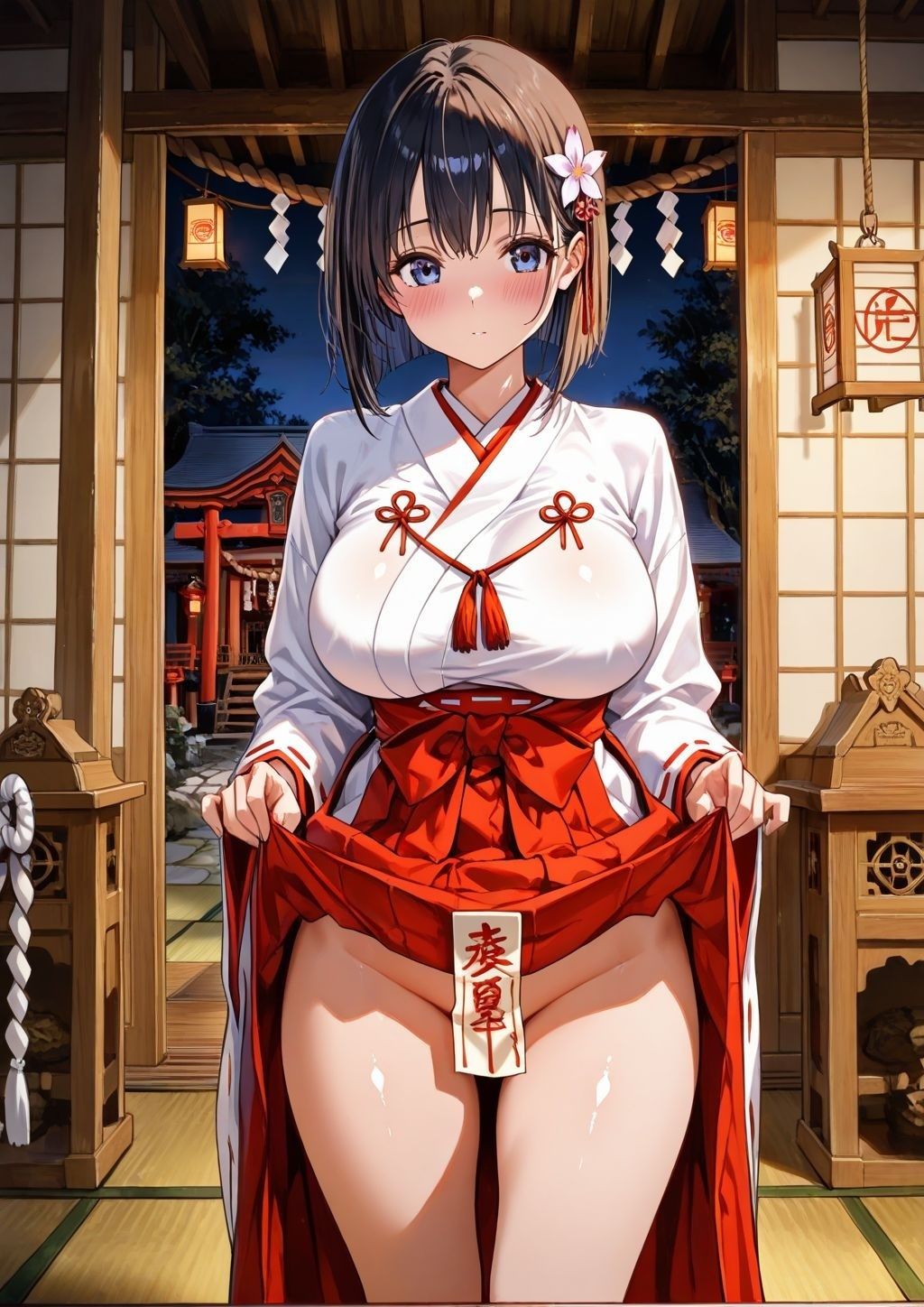 淫祀の巫女〜穢レヲ祓ウ儀式〜 サンプル1ページ目
