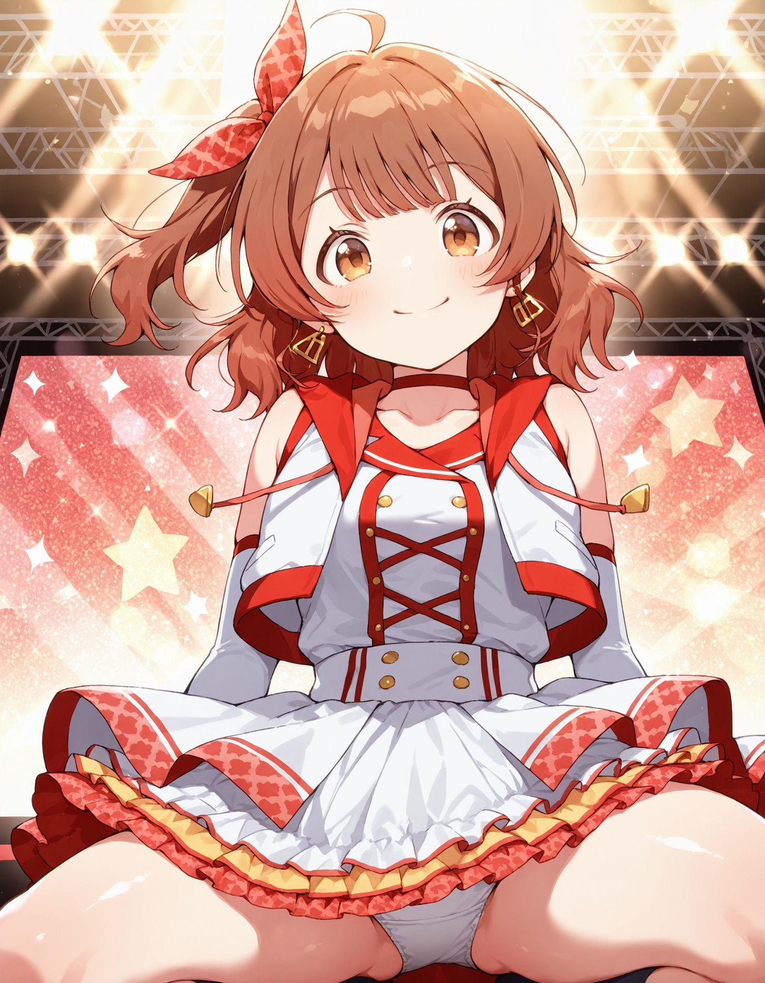 花〇佑芽のパンチラ〜アイドル衣装編〜 サンプル1ページ目
