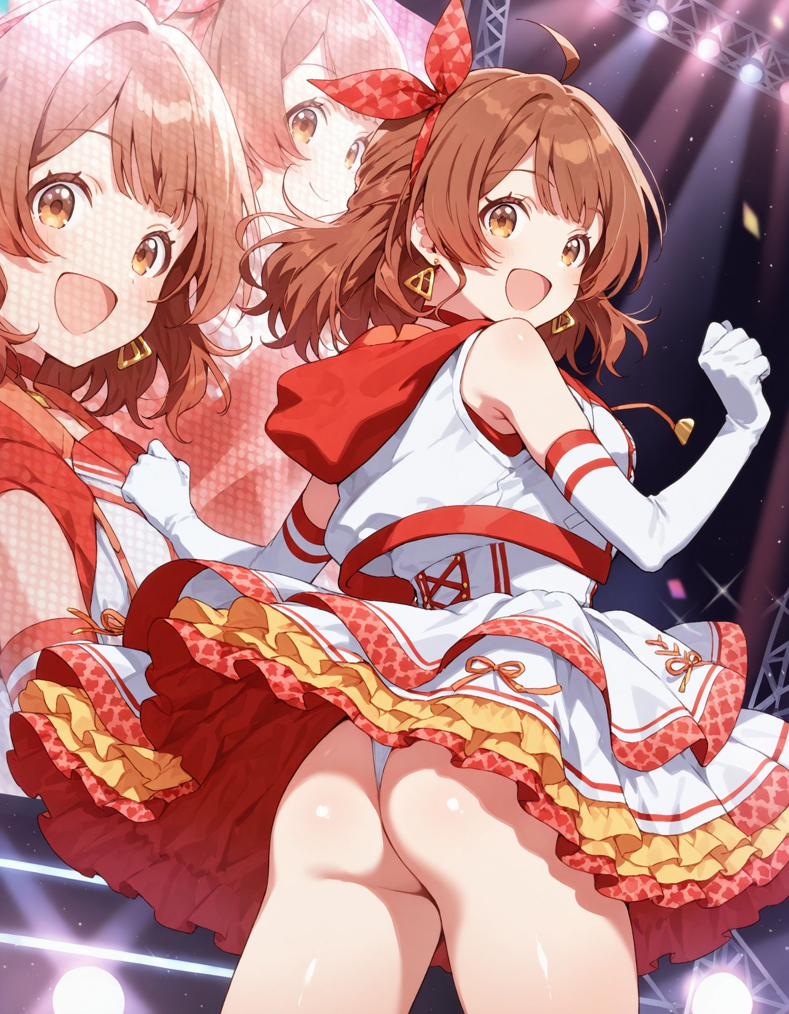 花〇佑芽のパンチラ〜アイドル衣装編〜 サンプル2ページ目