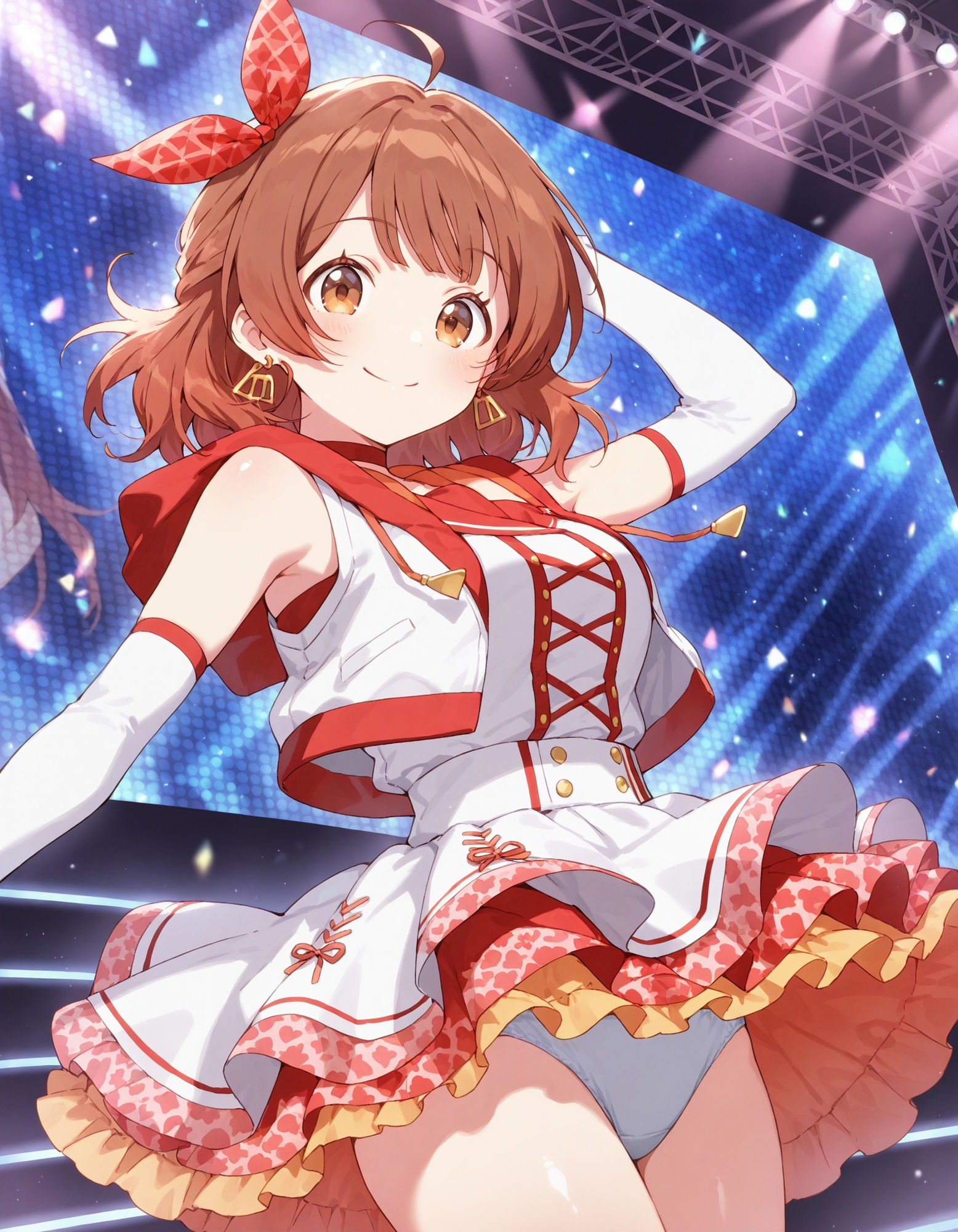 花〇佑芽のパンチラ〜アイドル衣装編〜 サンプル3ページ目
