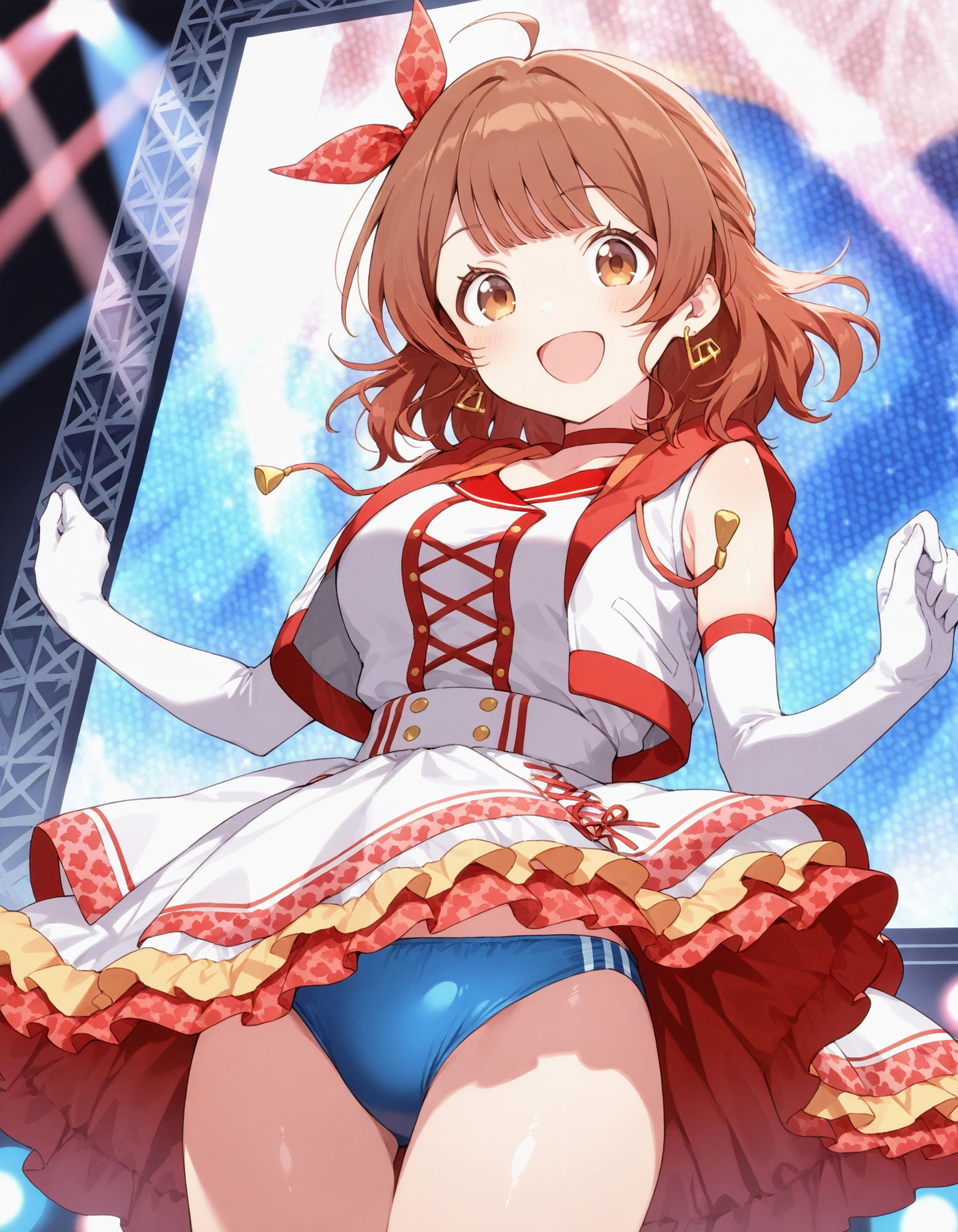 花〇佑芽のパンチラ〜アイドル衣装編〜 サンプル4ページ目