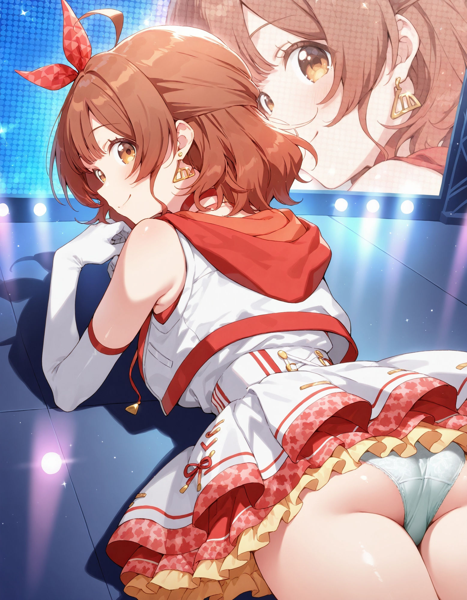 花〇佑芽のパンチラ〜アイドル衣装編〜 サンプル5ページ目