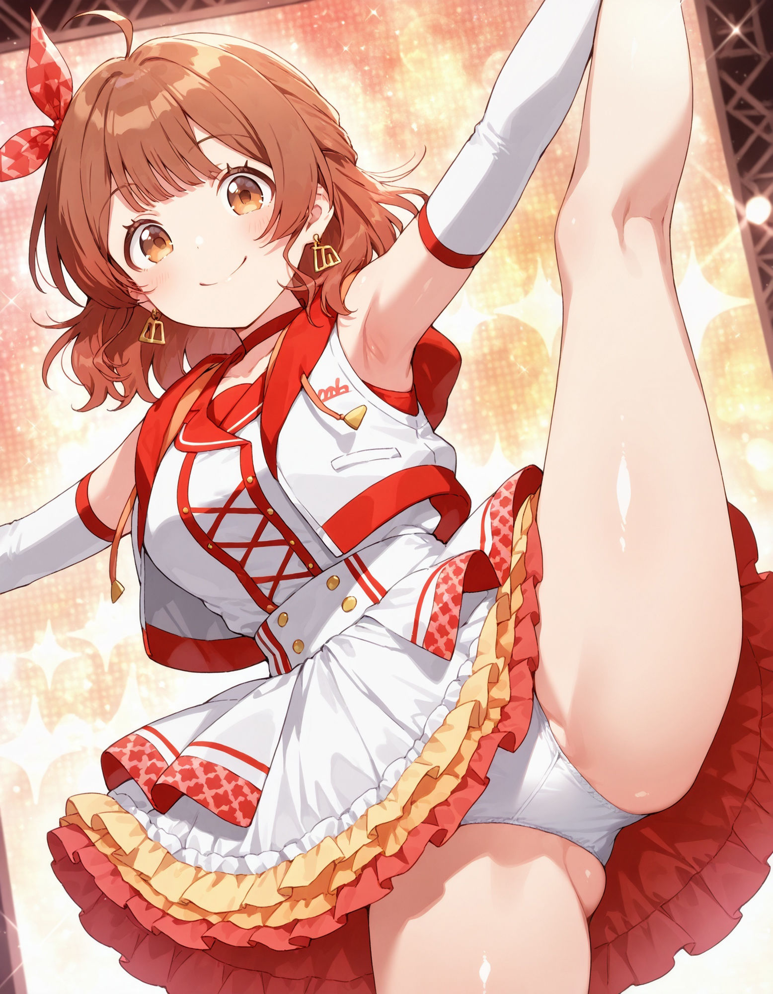 花〇佑芽のパンチラ〜アイドル衣装編〜 サンプル7ページ目