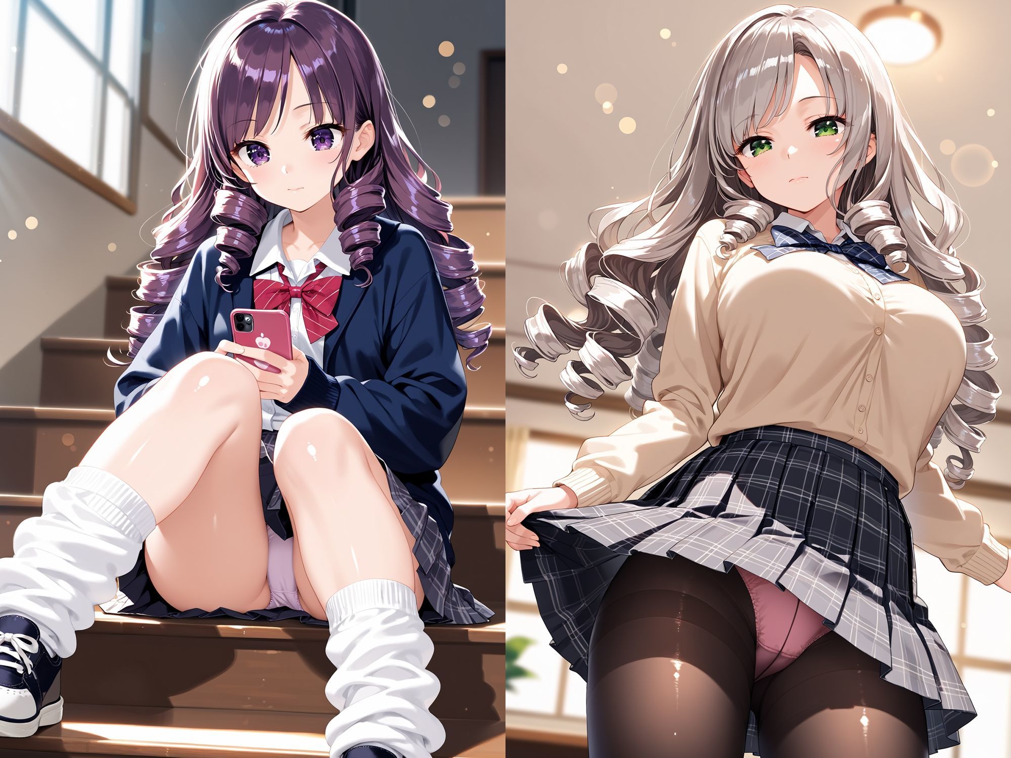 女子校生のパンツを見たら僕の興奮は止まらない4【お嬢様編】 サンプル2ページ目
