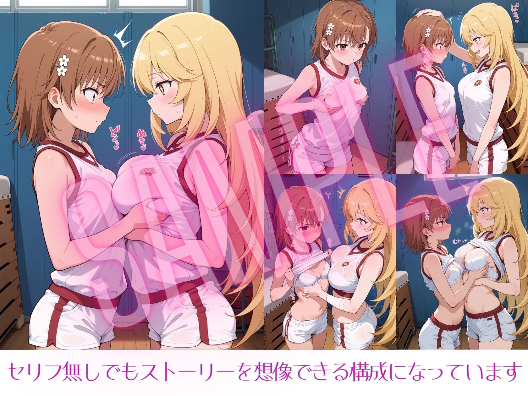 とある美琴と操祈の性事情 サンプル2ページ目