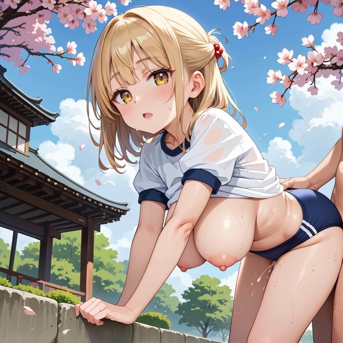 桜舞うグランドでブルマ少女でエッチ！6たっぷり200枚★ サンプル5ページ目
