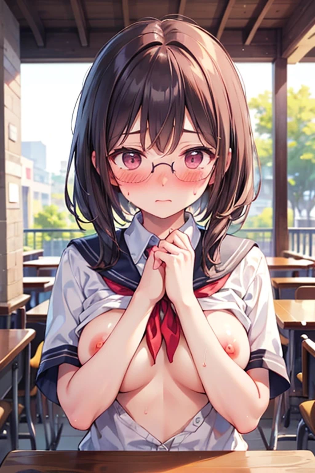 同級生のおっぱいチャレンジ総集編 サンプル2ページ目