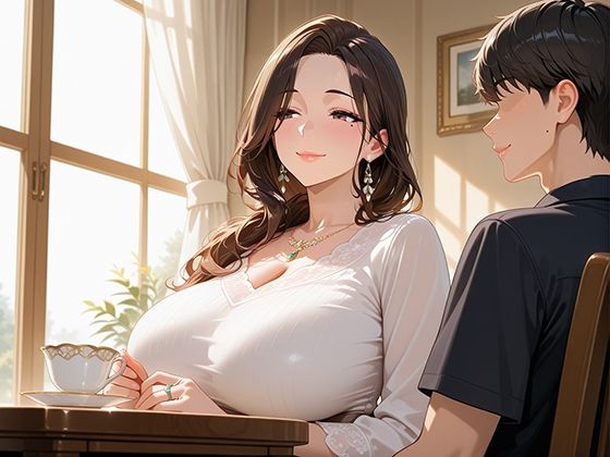 人妻交友 近所で評判の美人主婦は不純異性交友を重ねる痴女おばさん サンプル1ページ目