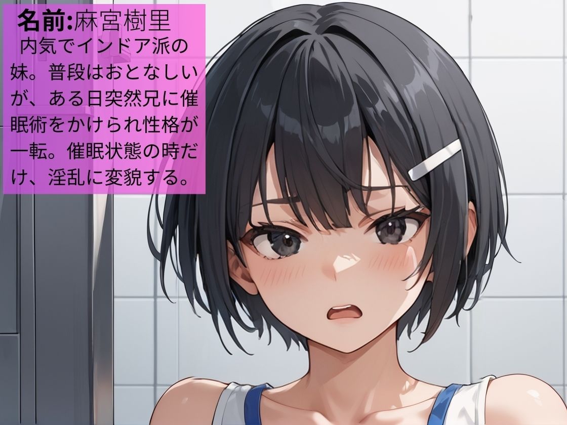 覚えたての催〇術を義妹にかけたら効きすぎて超ド淫乱娘に変貌〜兄との性交でアクメ絶頂〜【女子校生】【アへ顔】【兄妹】【痴女】【中出し】【500枚】 サンプル1ページ目