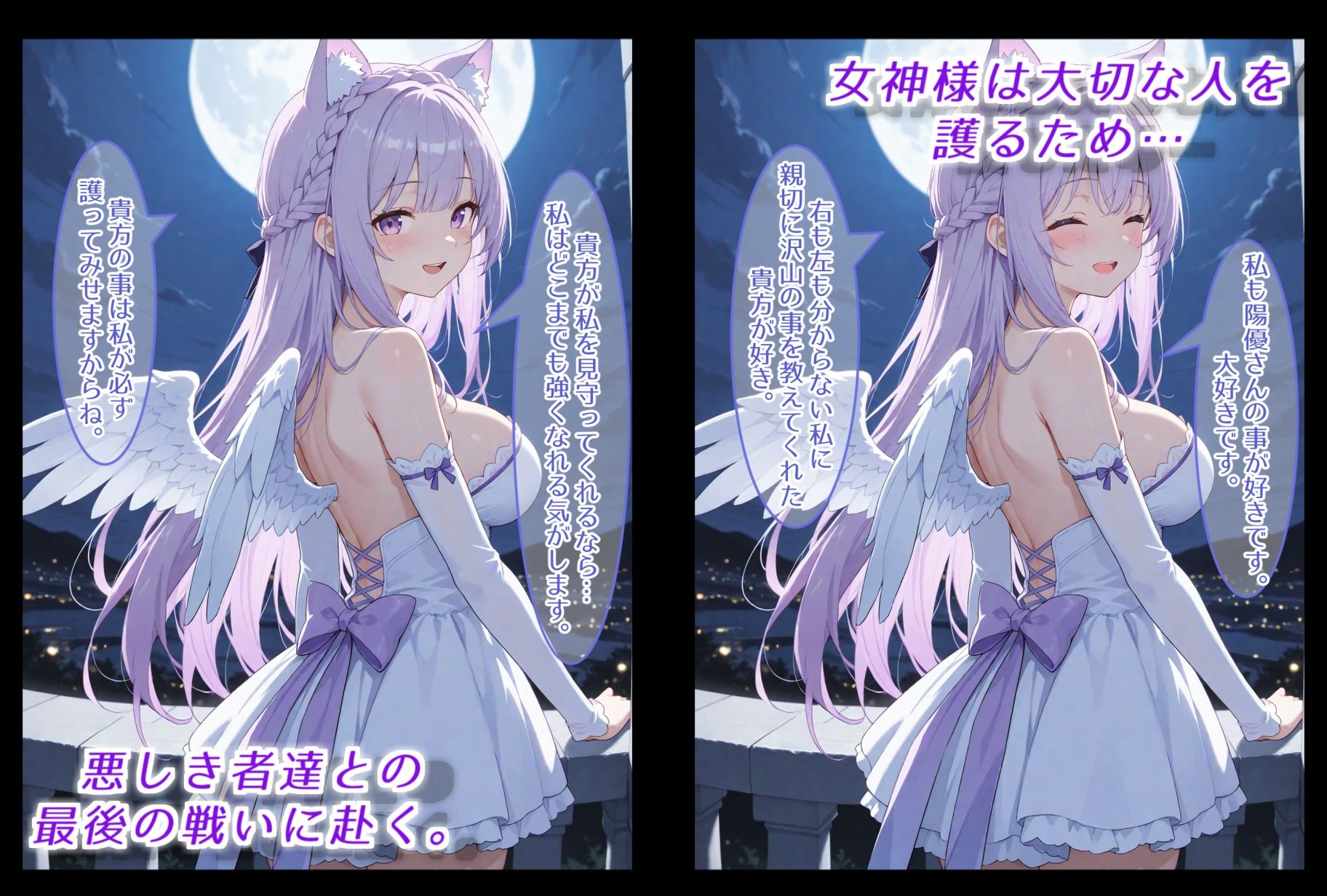 天から舞い降りた正義の女神様、催●に負けて寝取られ、役目を果たせず苗床にされる サンプル4ページ目