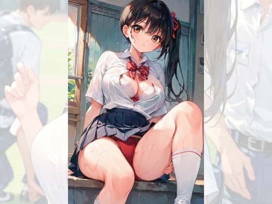 野球部のマネージャーと部室で雨宿りしていると濡れている体に興奮してしまうボク サンプル5ページ目