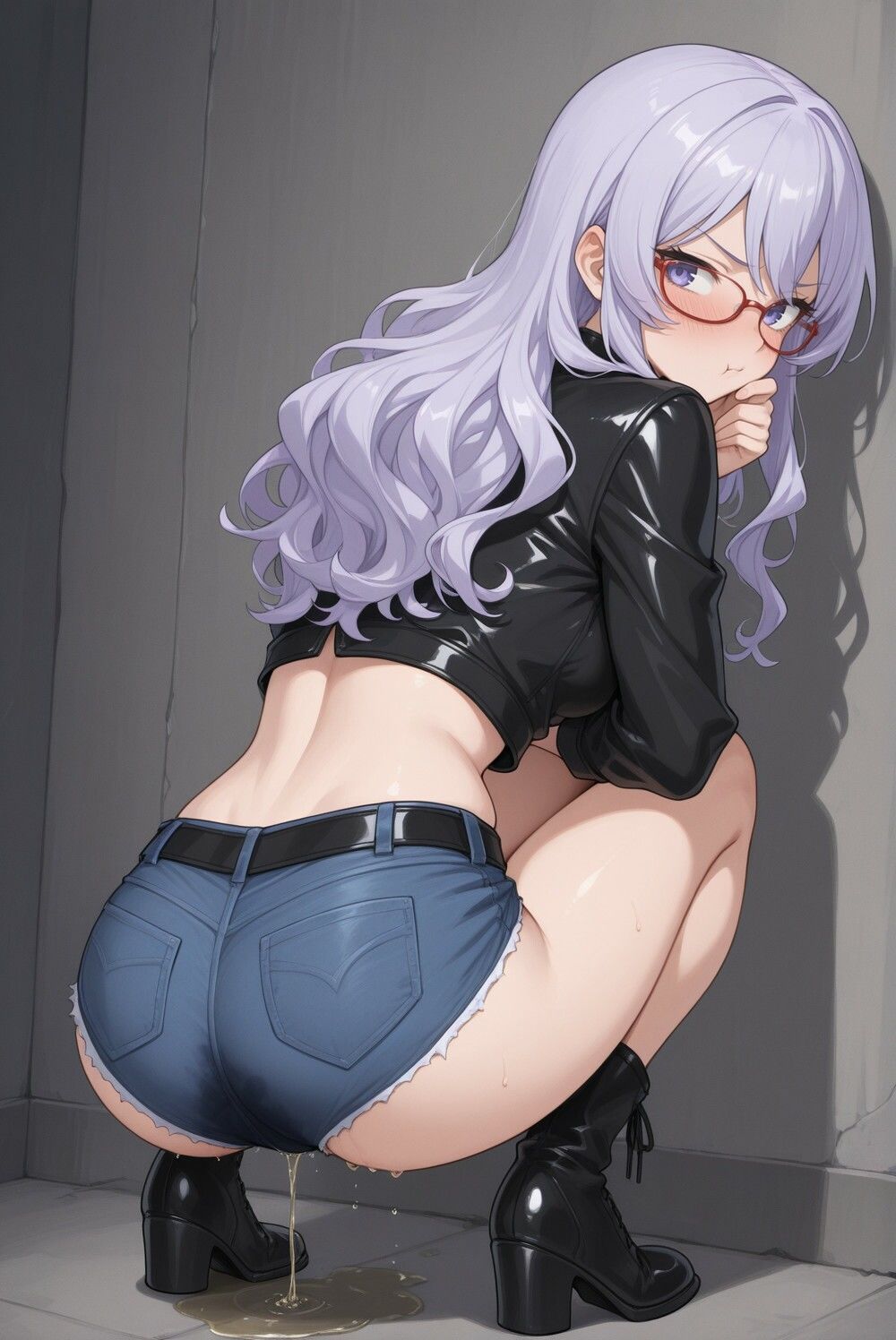 ショーパンおもらしガールズ サンプル2ページ目