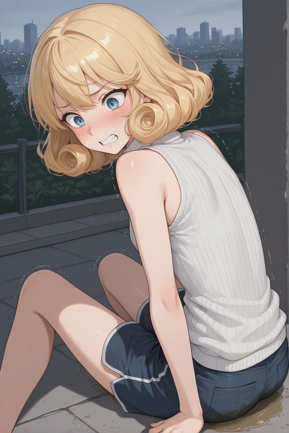 ショーパンおもらしガールズ サンプル5ページ目