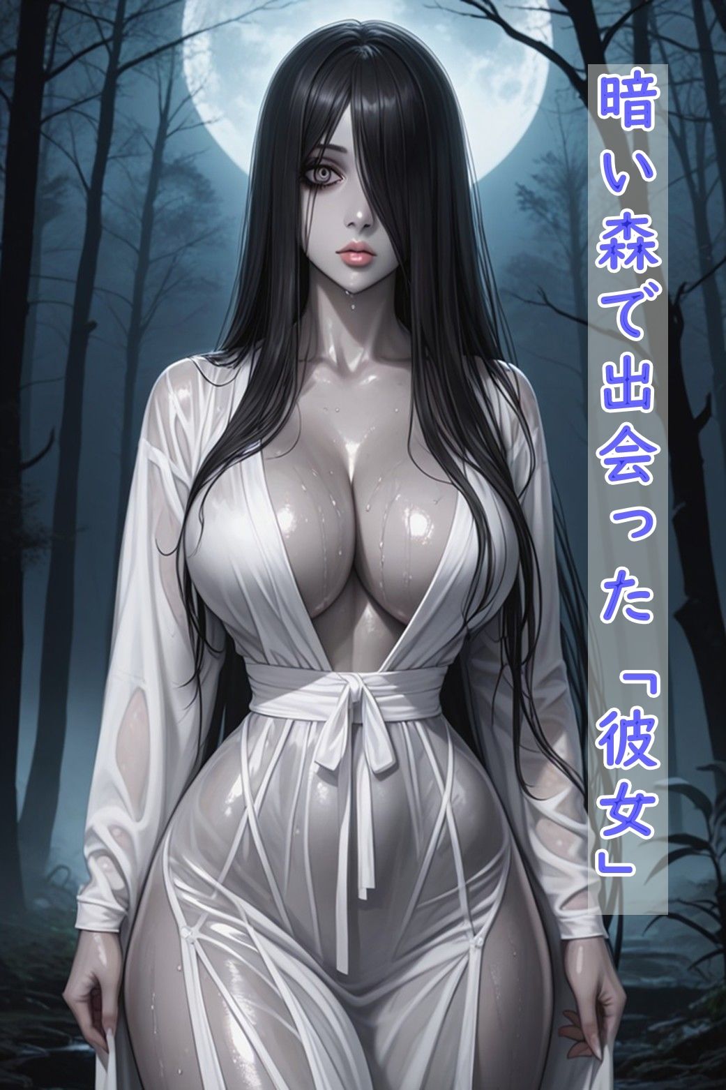 暗い森の女幽霊 サンプル1ページ目