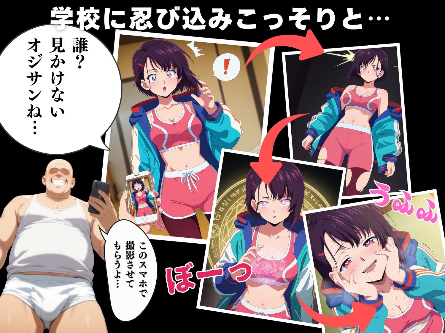 【催●・寝取られ・妊娠】三●月 閑 サンプル2ページ目