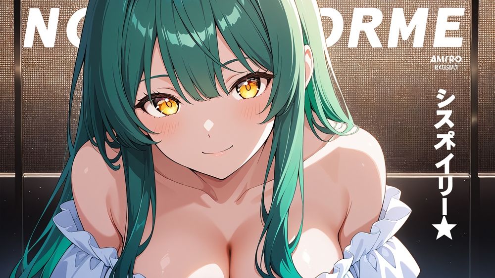 爆乳ホワイトヘアグラドルと緑髪美女が個撮で淫らに孕ませSEX【4K】 サンプル3ページ目