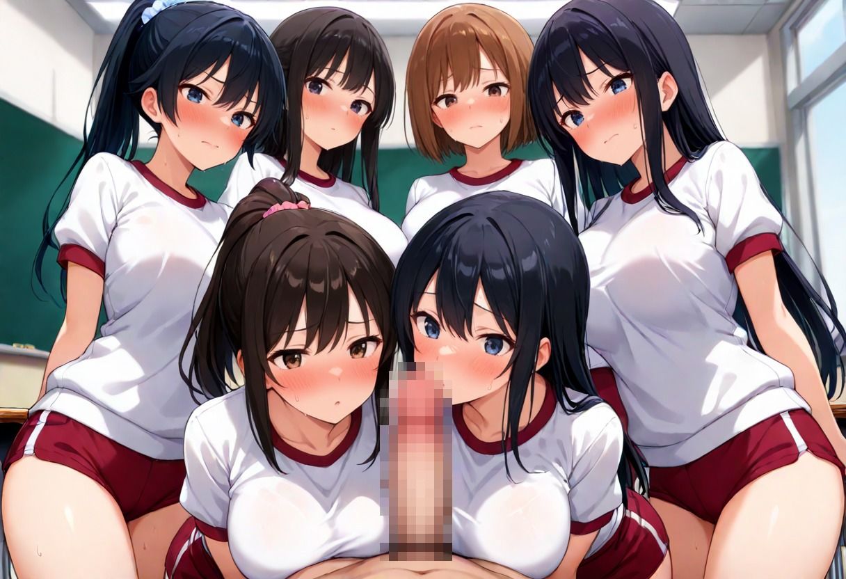 ハーレム学園で性処理係の僕ー放課後、制服のまま腰を振る少女たちー サンプル2ページ目