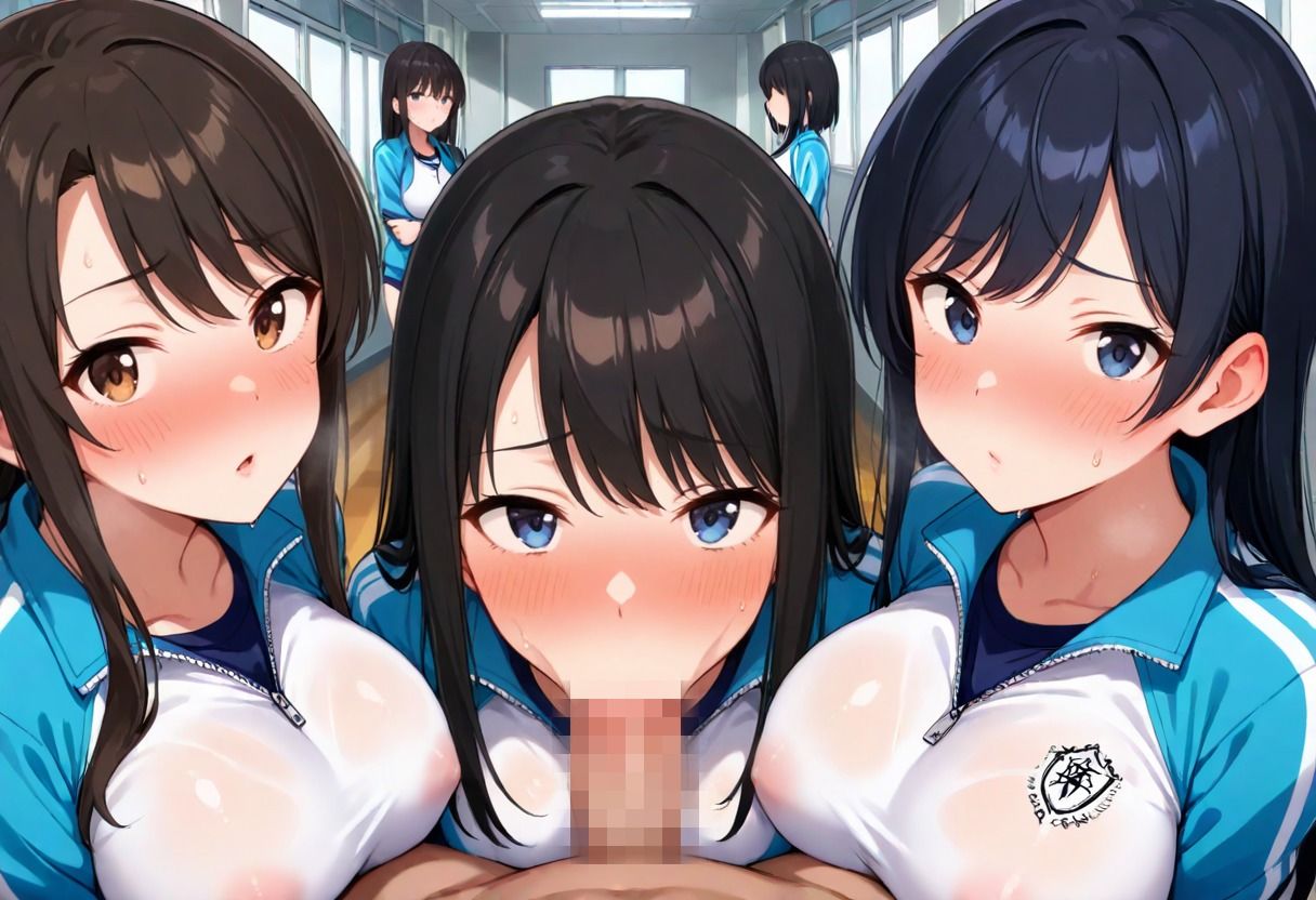 ハーレム学園で性処理係の僕ー放課後、制服のまま腰を振る少女たちー サンプル3ページ目