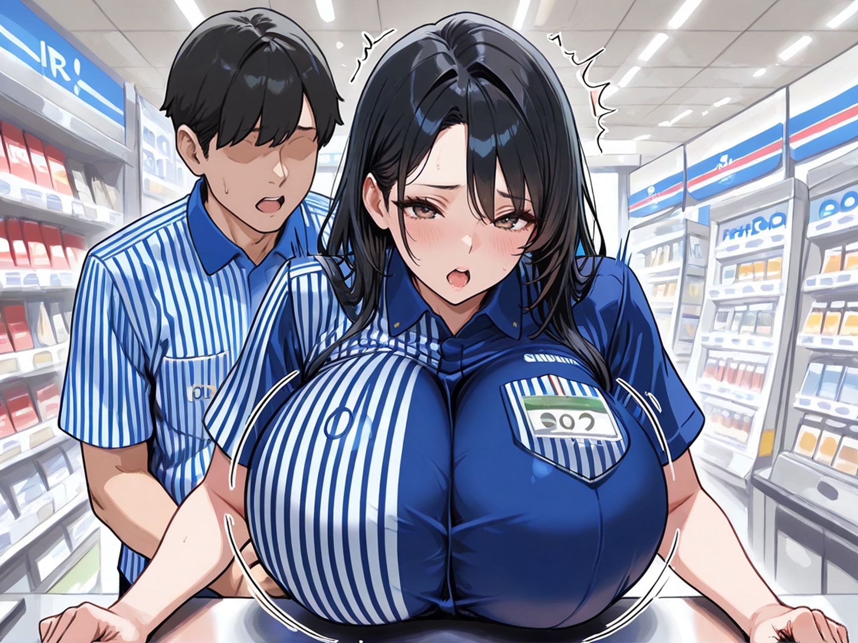 バ先のどスケベな爆乳肉便器若妻たちのNTRえちえちパラダイス サンプル1ページ目