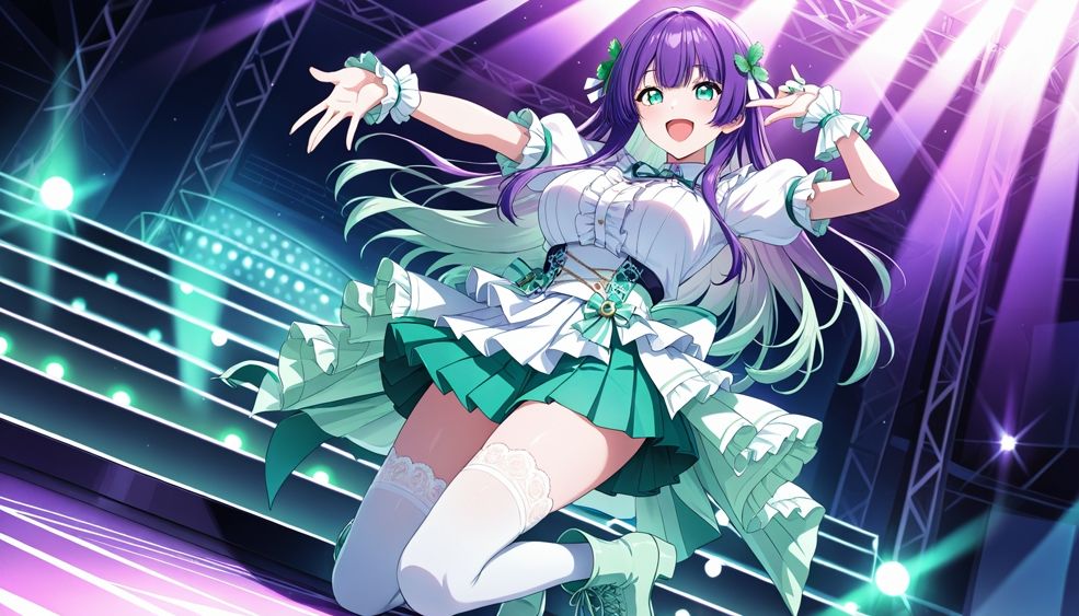 爆乳ツインカラーアイドルが中出し絶頂！マネージャーと禁断レッスン【4K】 サンプル3ページ目