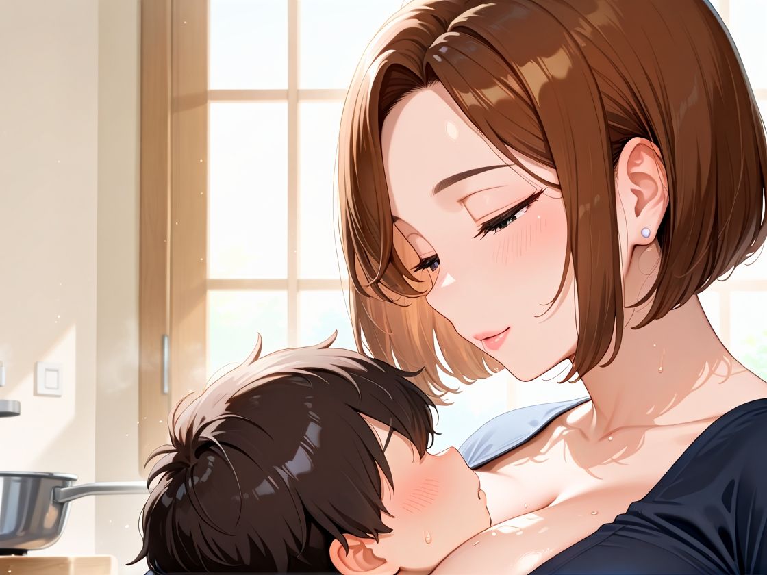 優しいお母さんを彼女にして本気セックス サンプル2ページ目