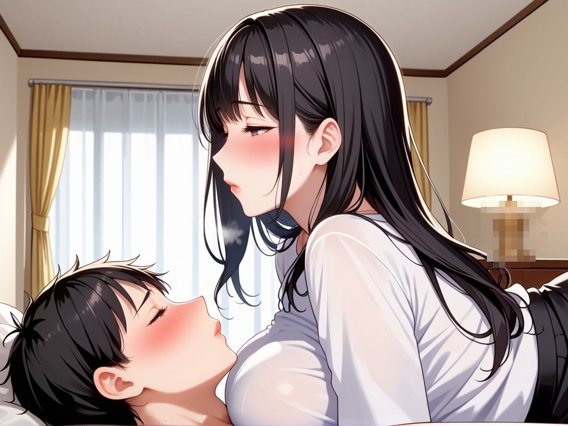 ドスケベボディの爆乳人妻と1日中NTRセックス サンプル1ページ目