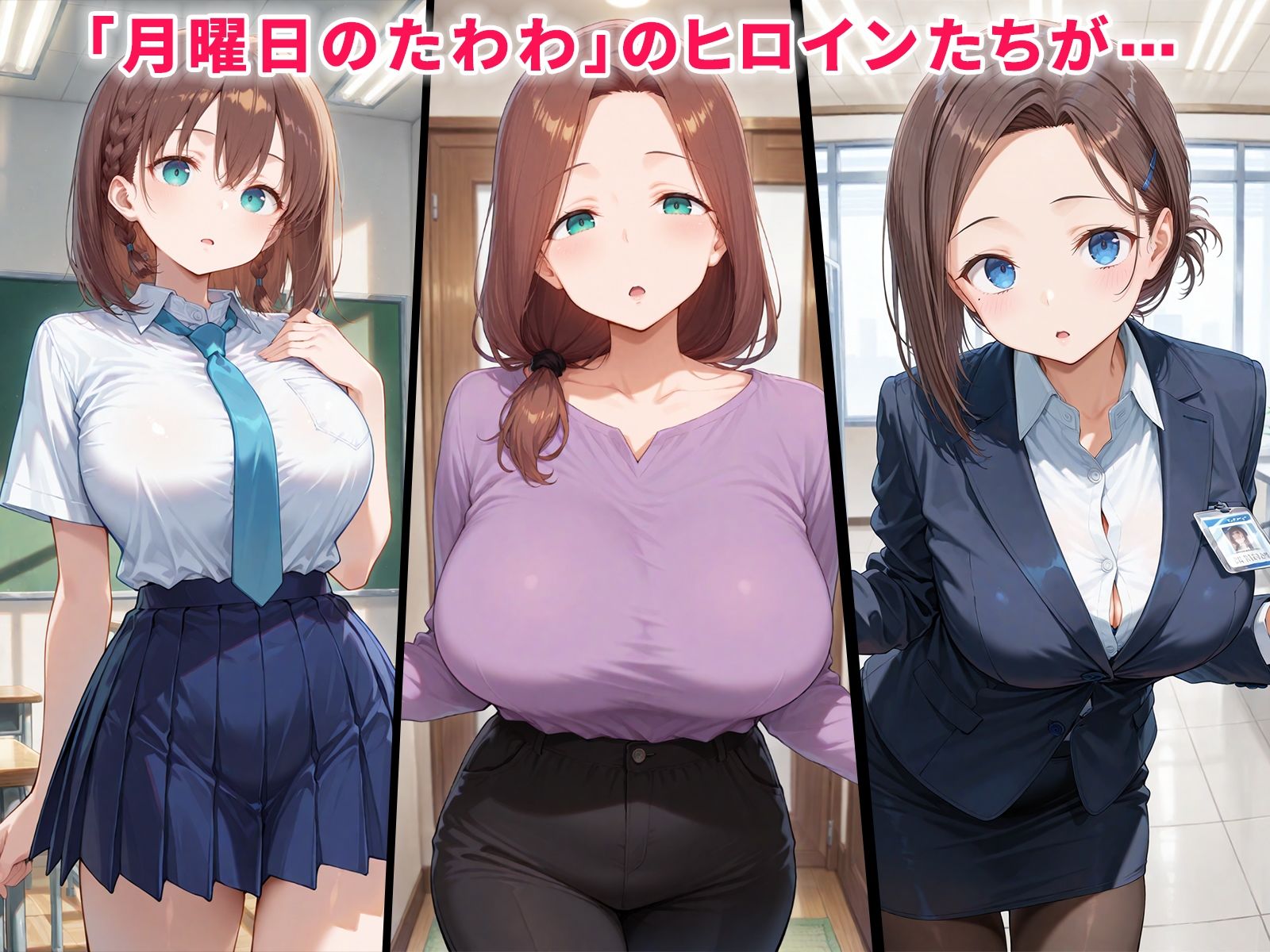催●支配されたたわわ女子〜全員寝取られ・孕ませ〜 サンプル1ページ目