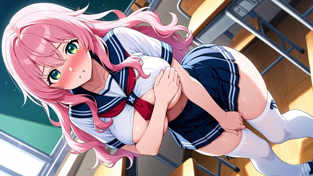 巨乳黒髪お姉さん＆ピンク髪娘が撮影で種付け受精【4K】 サンプル5ページ目