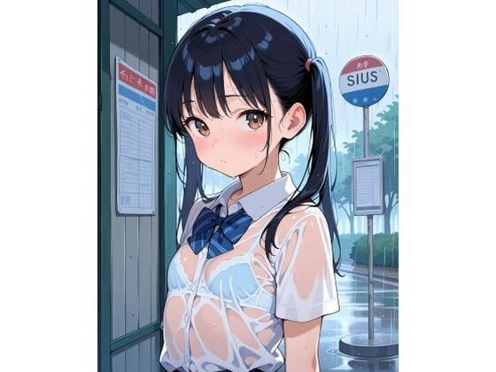 見せつけガールズ☆ 雨宿りでびしょ濡れ編 〜ツインテール彼女ver.〜