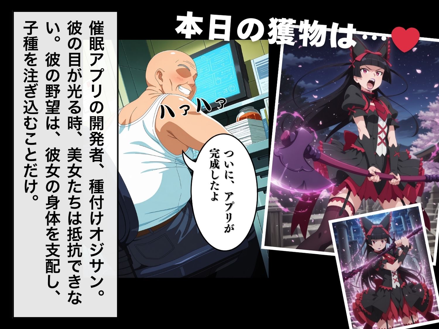 【催●・寝取られ・妊娠】ロゥリィ・●ーキュリー サンプル1ページ目